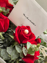 Load image into Gallery viewer, Christophe Pearled Red Roses