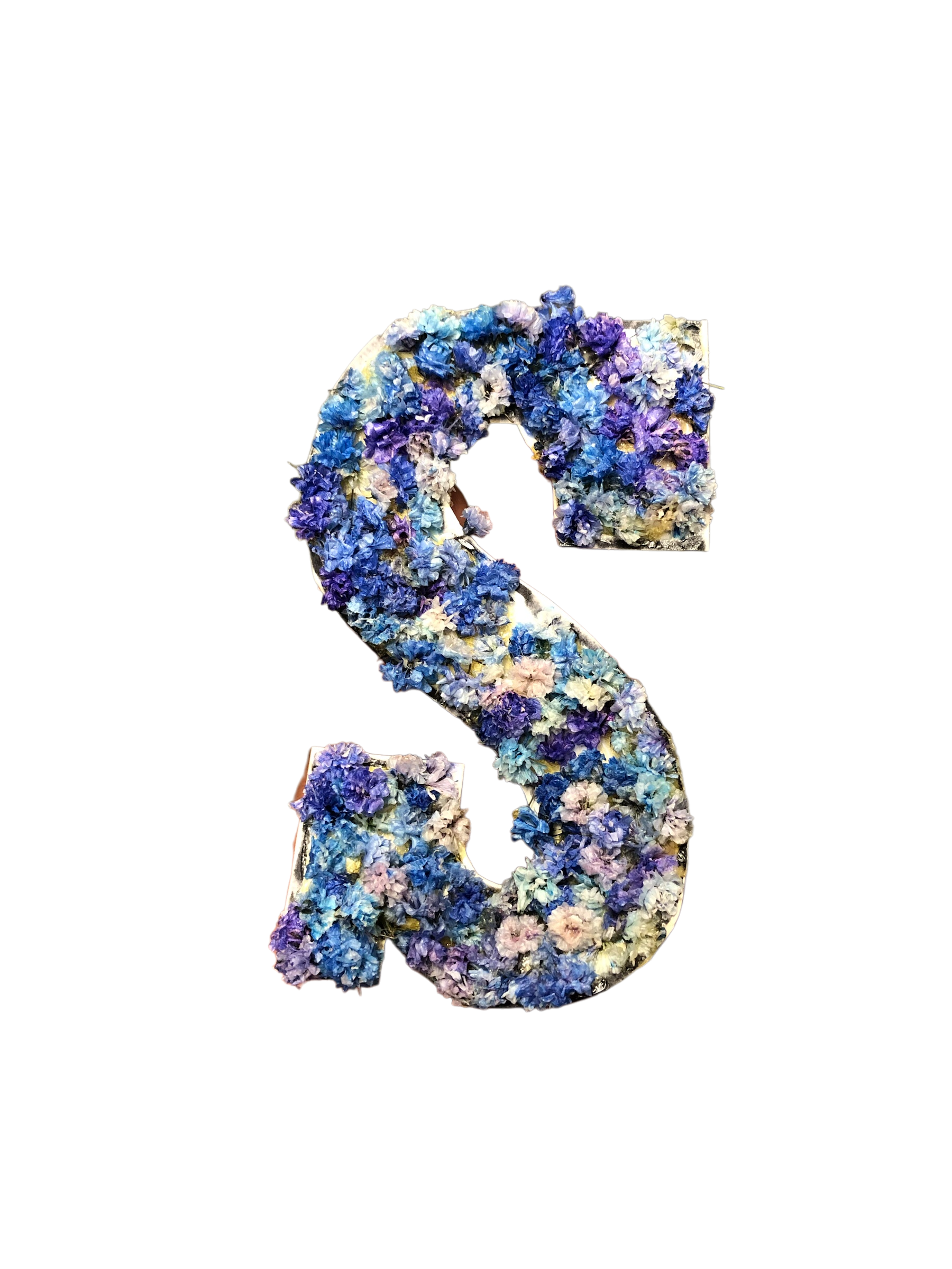 Natural Hand-Made Babies Breath Letter