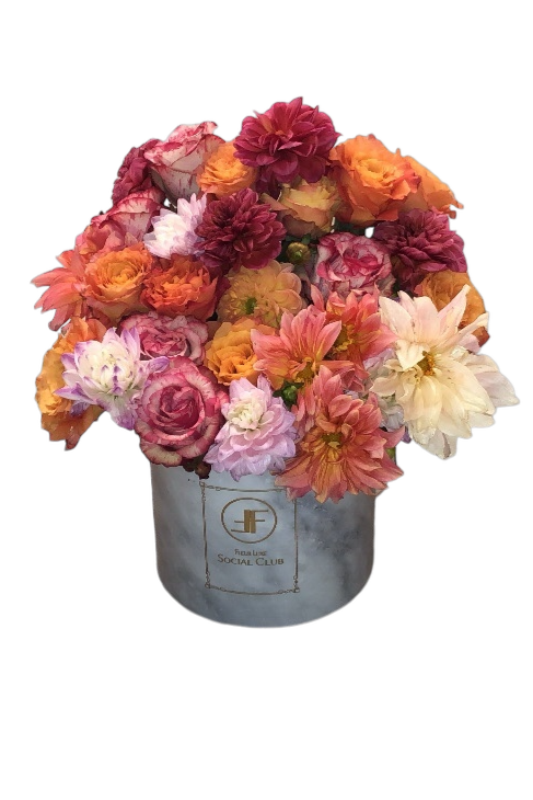 Peach Cora Moyene Flower Box (SOLD OUT)
