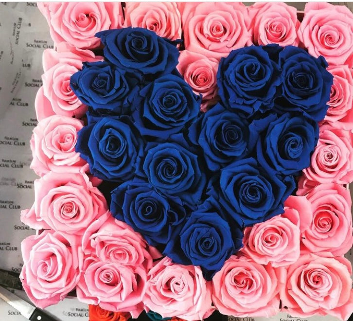 Pink Sapphire Rose Box