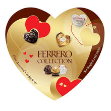 Load image into Gallery viewer, Ferrero Rocher Fine Hazelnut Milk Chocolate Heart-Shaped Candy Gift Box
