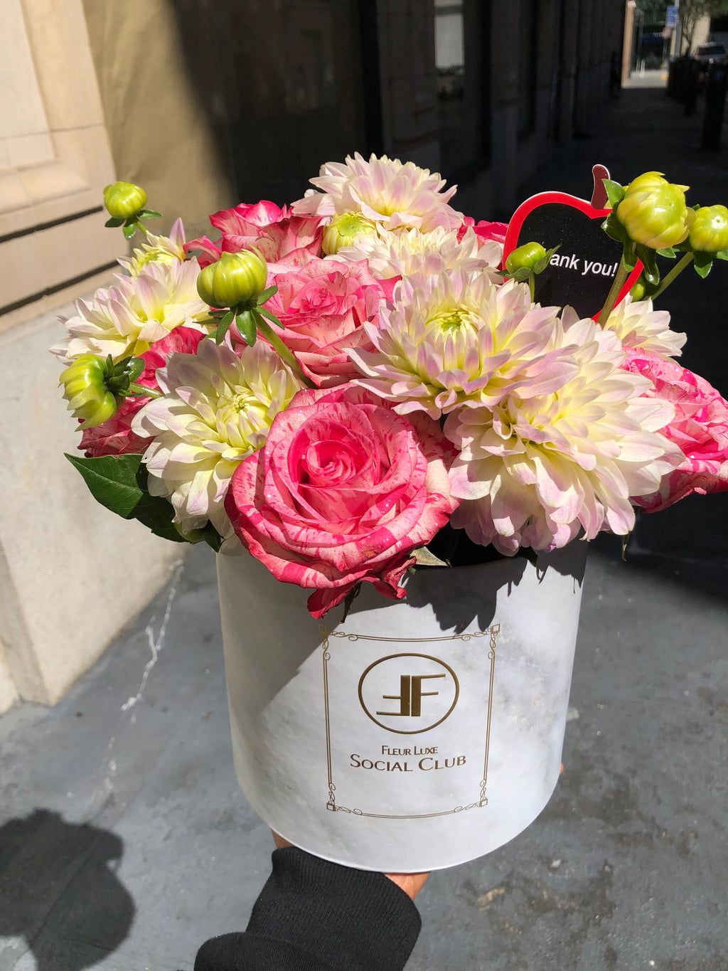 Anastasia’s Dalias Moyene Flower Box (SOLD OUT)