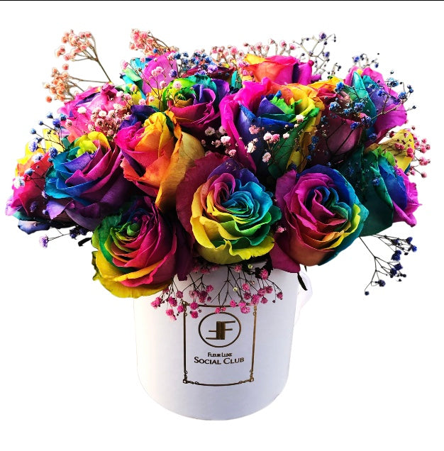 Rainbow Flower Box