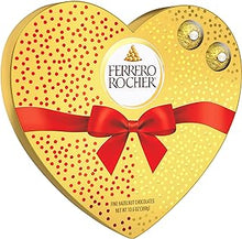 Load image into Gallery viewer, Ferrero Rocher Fine Hazelnut Milk Chocolate Heart-Shaped Candy Gift Box
