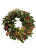18-Inch Berry Seeds Christmas Wreath
