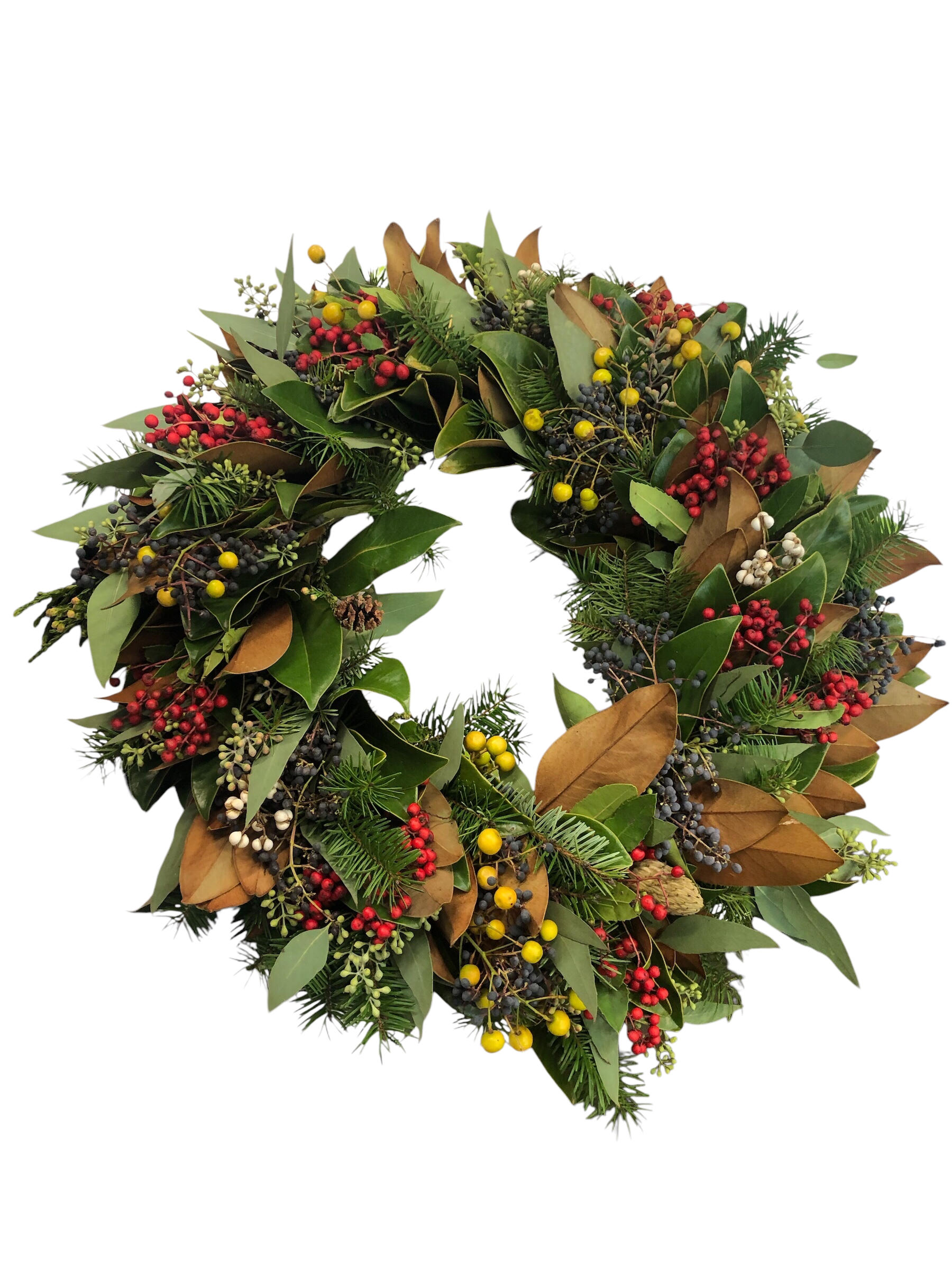 18-Inch Berry Seeds Christmas Wreath
