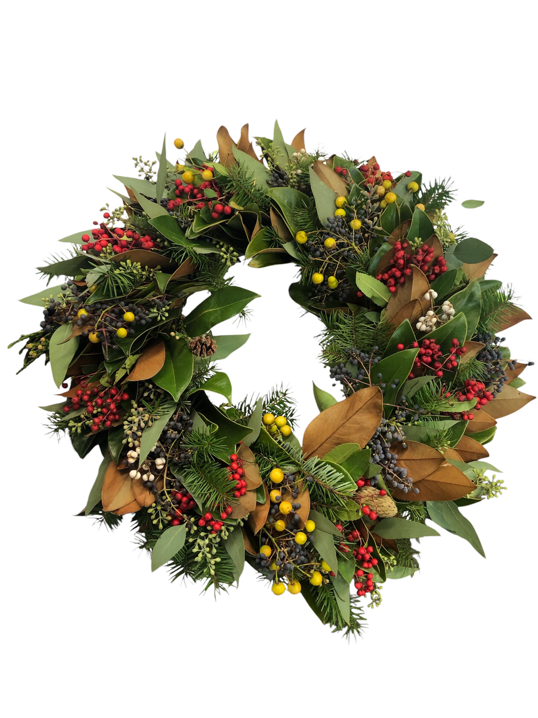 18-Inch Berry Seeds Christmas Wreath