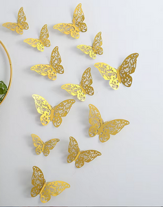 ADD-ON ITEM:  Golden Butterflies