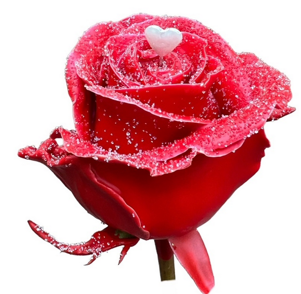 Sugar Dipped #1 Stunner Red Rose Single Stem