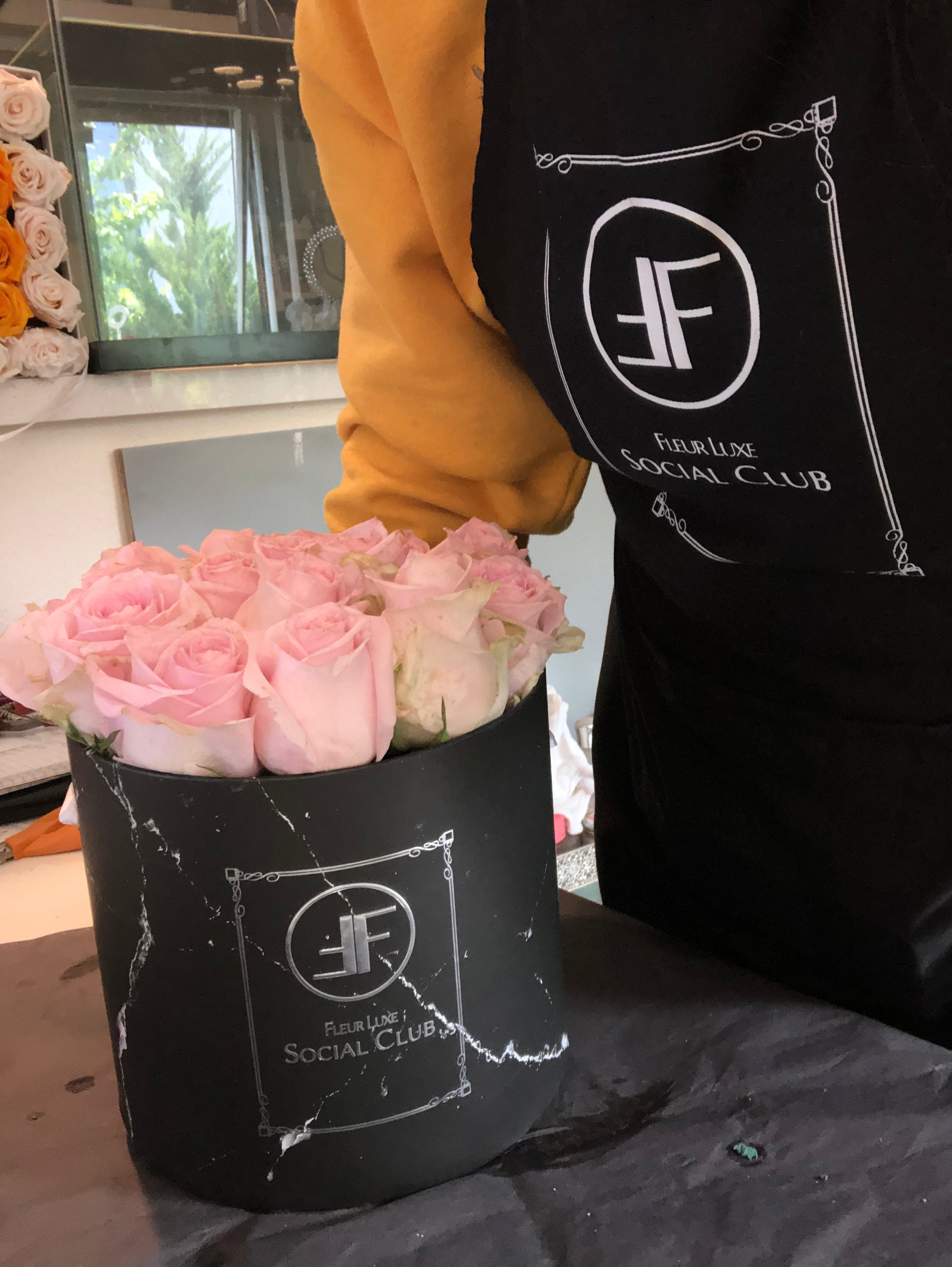 Pink Roses Flower Box (SOLD OUT)