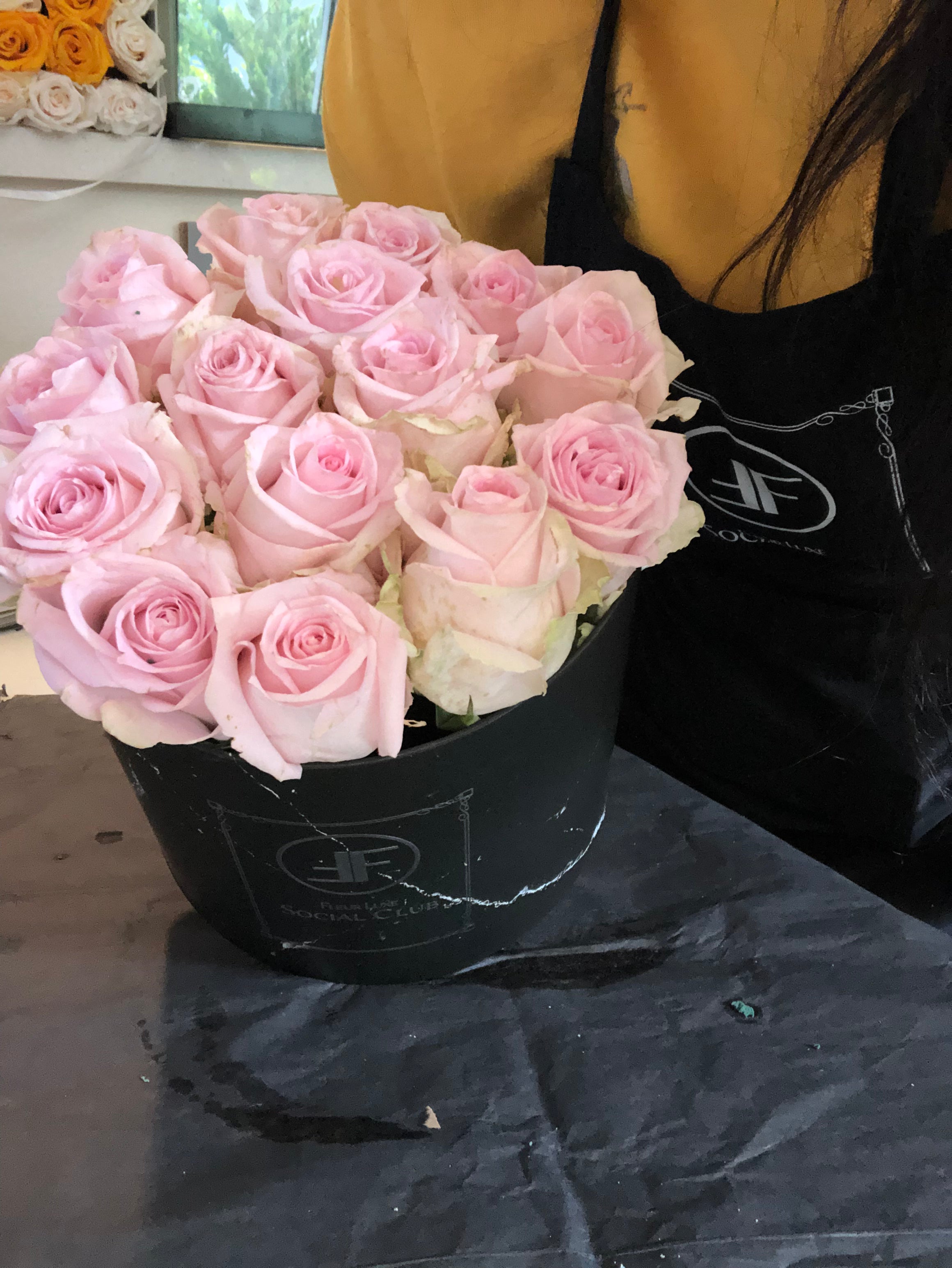Pink Roses Flower Box (SOLD OUT)