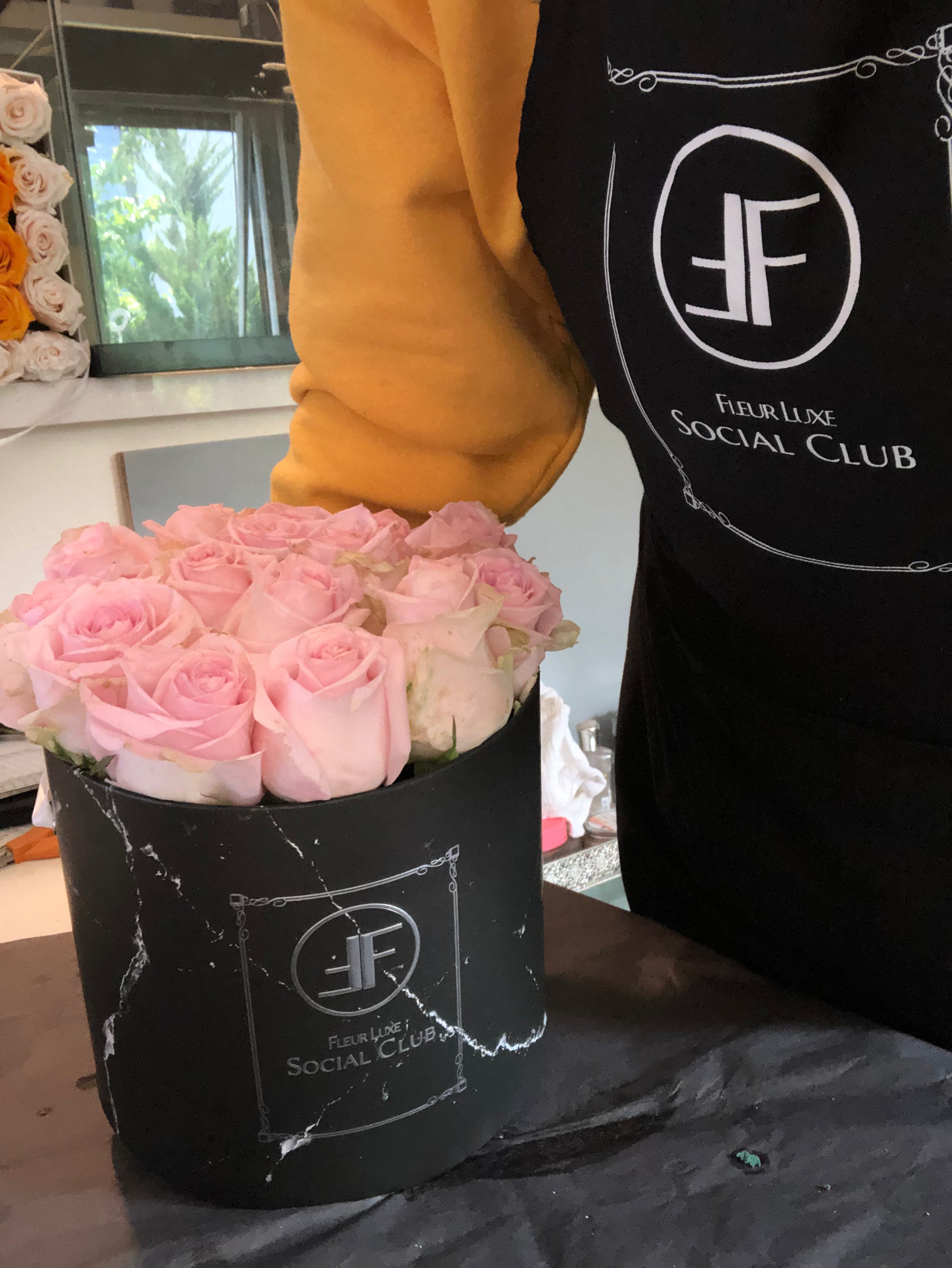 Pink Roses Flower Box (SOLD OUT)
