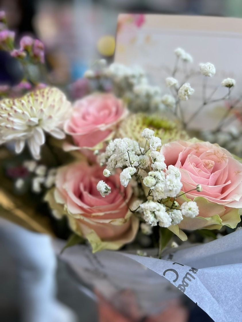 Pink Spearmint Gum Bouquet