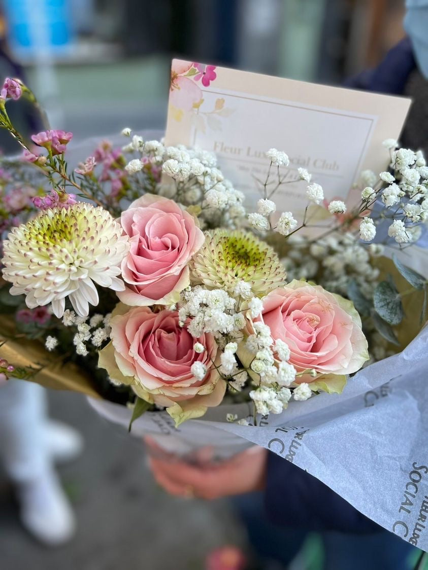 Pink Spearmint Gum Bouquet