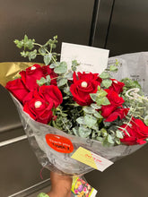 Load image into Gallery viewer, Pearled Red Roses
